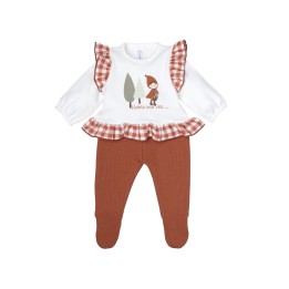 Conjunto polaina bebe niña lalin