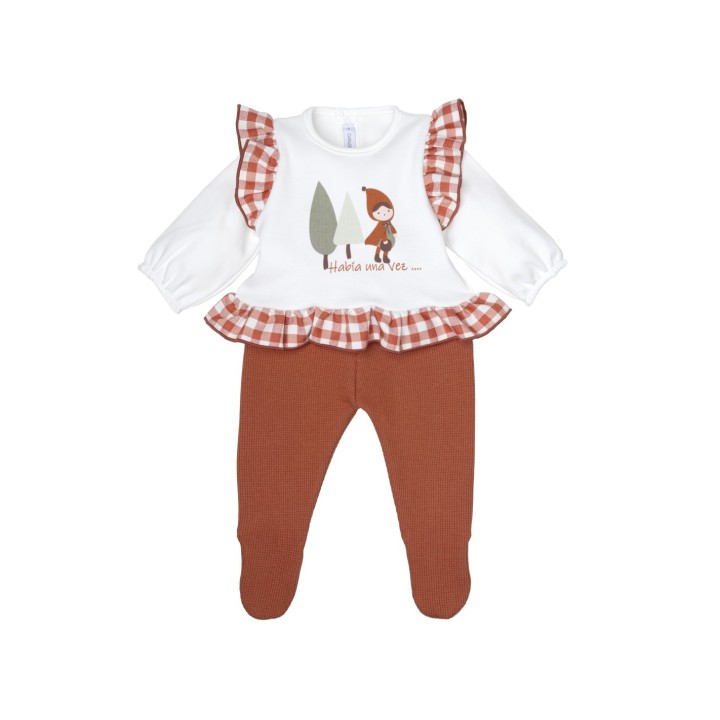 Conjunto polaina bebe niña lalin