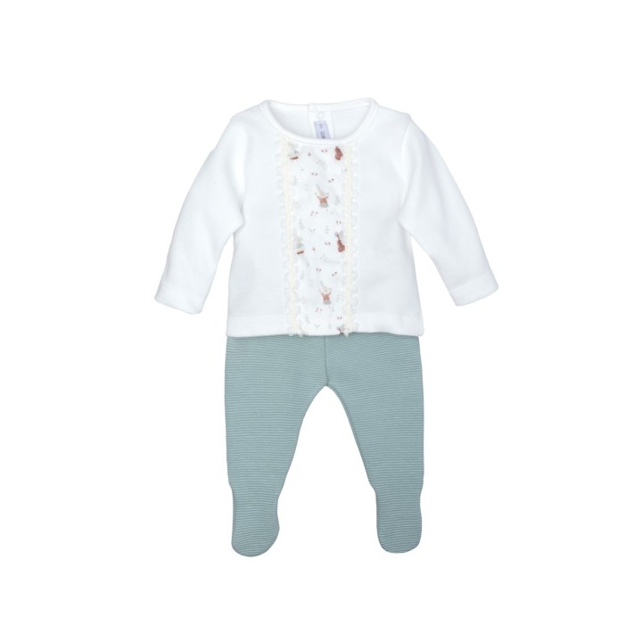 Conjunto polaina bebe niño arosa