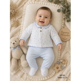 Conjunto polaina c/bebe niño