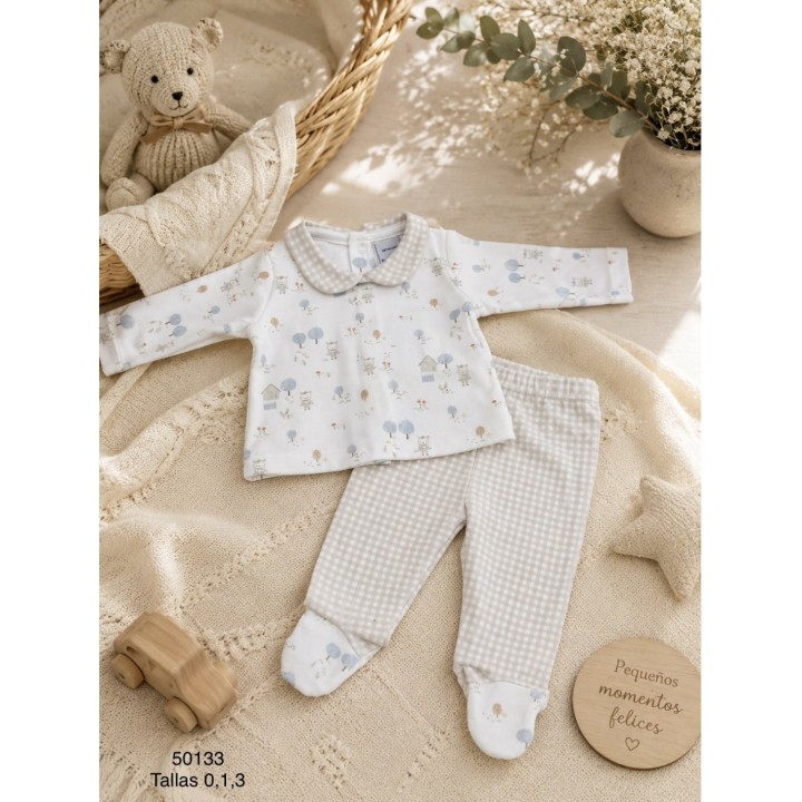Conjunto polaina c/bebe niño